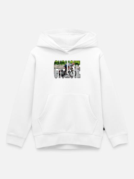 RADFAHRER - Kinder Premium Organic Hoodie - Weiß