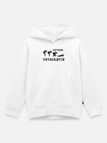 Outdoor Fotografin - Kinder Premium Organic Hoodie - Weiß