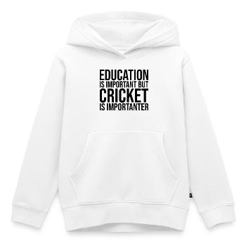 Cricket Cricket Cricket - Kids Premium Organic Hoodie - white - Front - AI Model Kid Female (0cm)