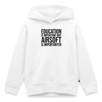 Airsoft - Kinder Premium Organic Hoodie - Weiß - Vorne - AI Model Kid Female (0cm)