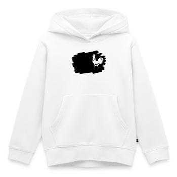 Mitternachts-Glyphen-Emblem - Kinder Premium Organic Hoodie - Weiß - Vorne - AI Model Kid Female (0cm)