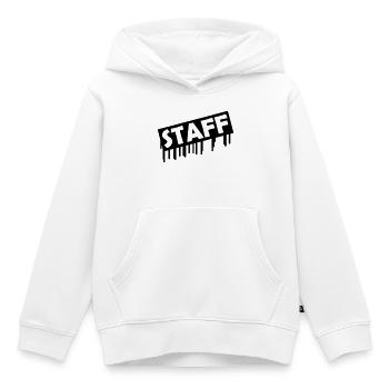 Personnel - Sweat Premium à capuche enfant bio - blanc - Devant - AI Model Kid Female (0cm)