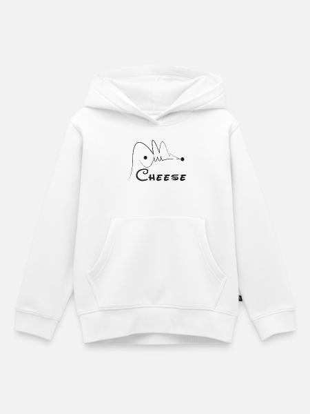 Hasan-Maus-Kalligraphie - Kinder Premium Organic Hoodie - Weiß
