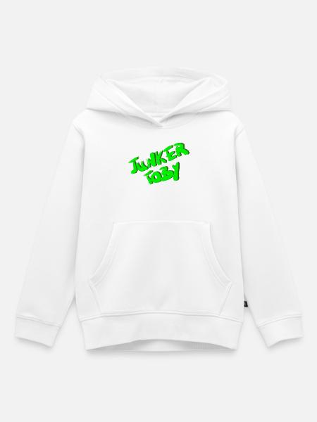 Junker Toby - Kinder Premium Organic Hoodie - Weiß