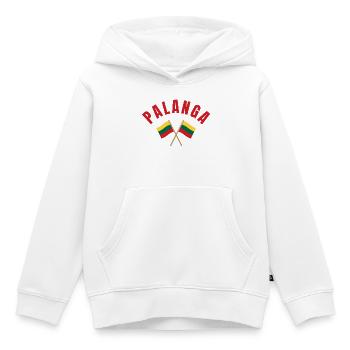 Palanga kreuzte litauische Flaggen - Kinder Premium Organic Hoodie - Weiß - Vorne - AI Model Kid Female (0cm)