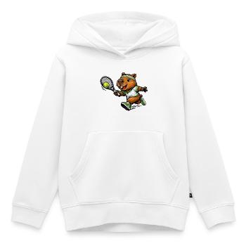 koala, poker, pokerspiel, spielkarten, pokerchips, - Kinder Premium Organic Hoodie - Weiß - Vorne - AI Model Kid Female (0cm)