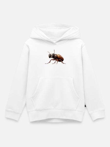 Maikäfer Süßer Hirschkäfer Nashornkäfer Insekten - Kinder Premium Organic Hoodie - Weiß