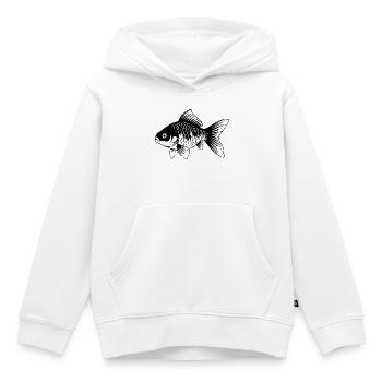 Süßer Goldfisch Comic Haustier Aquarium Geschenk - Kinder Premium Organic Hoodie - Weiß - Vorne - AI Model Kid Female (0cm)