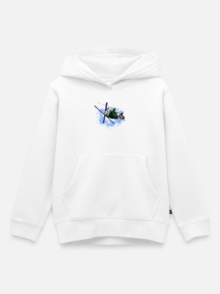 Freestyle - Kinder Premium Organic Hoodie - Weiß
