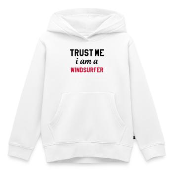 Windsurfen / Windsurfer / Windsurf / Windsurfing - Kinder Premium Organic Hoodie - Weiß - Vorne - AI Model Kid Female (0cm)
