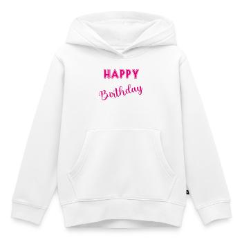 JAHRESTAG. ALLES GUTE ZUM GEBURTSTAG - Kinder Premium Organic Hoodie - Weiß - Vorne - AI Model Kid Female (0cm)