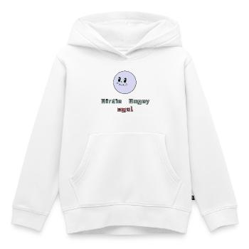 Birdie, Bogey, egal - Kinder Premium Organic Hoodie - Weiß - Vorne - AI Model Kid Female (0cm)