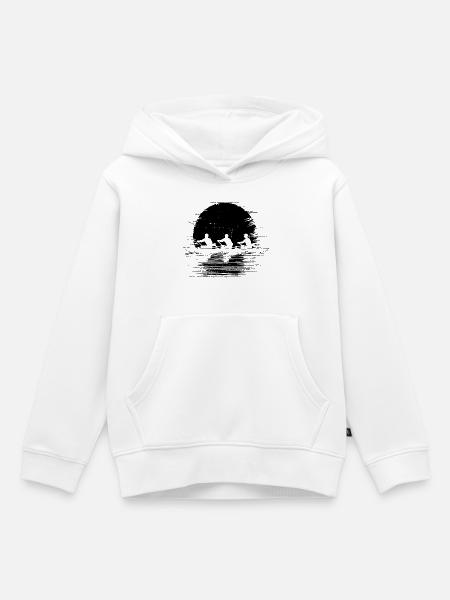 Ruderteam - Kinder Premium Organic Hoodie - Weiß