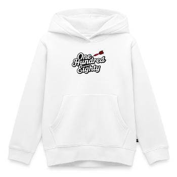 Fléchettes cent quatre-vingts - Sweat Premium à capuche enfant bio - blanc - Devant - AI Model Kid Female (0cm)