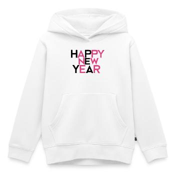 Happy New Year #2 - Kinder Premium Organic Hoodie - Weiß - Vorne - AI Model Kid Female (0cm)