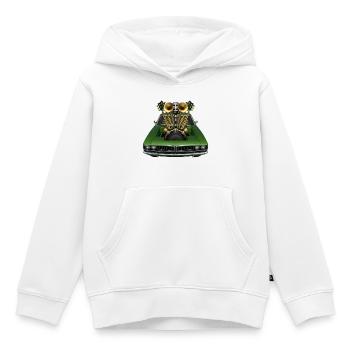 BRASS BAND - sound & vision - Sweat Premium à capuche enfant bio - blanc - Devant - AI Model Kid Female (0cm)