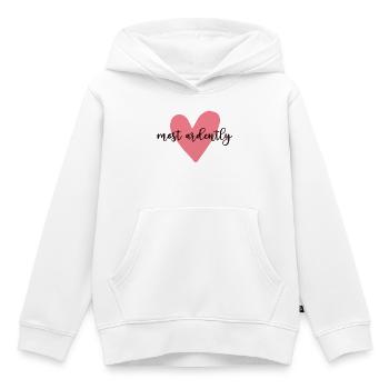 Stolz und Vorurteil Mr. Darcy – Mit größter Leidenschaft V - Kinder Premium Organic Hoodie - Weiß - Vorne - AI Model Kid Female (0cm)