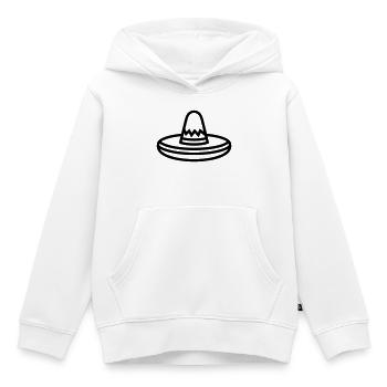 Mexikanischer Hut - Kinder Premium Organic Hoodie - Weiß - Vorne - AI Model Kid Female (0cm)