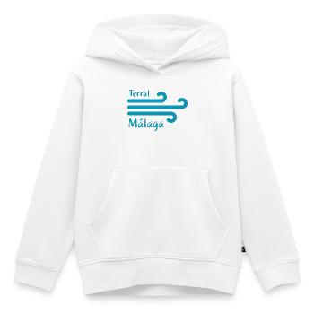 Welcome to Malaga 4: Terral - Kids Premium Organic Hoodie - white - Front - AI Model Kid Female (0cm)
