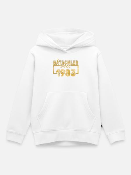 1983 - Kinder Premium Organic Hoodie - Weiß