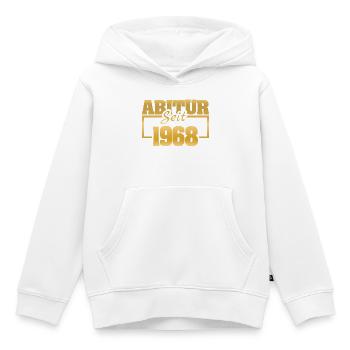 Pas d’école en 1968 - Sweat Premium à capuche enfant bio - blanc - Devant - AI Model Kid Female (0cm)