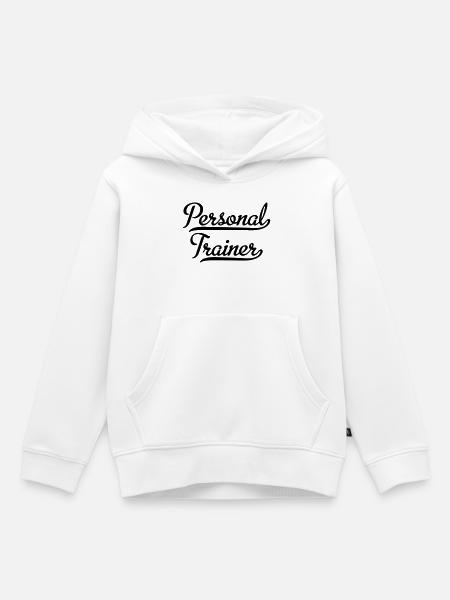 Personal Trainer - Kinder Premium Organic Hoodie - Weiß