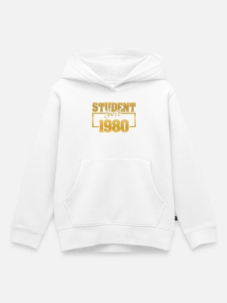 seit 1980 - Kinder Premium Organic Hoodie - Weiß