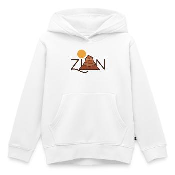 Zion, Utah - Kinder Premium Organic Hoodie - Weiß - Vorne - AI Model Kid Female (0cm)