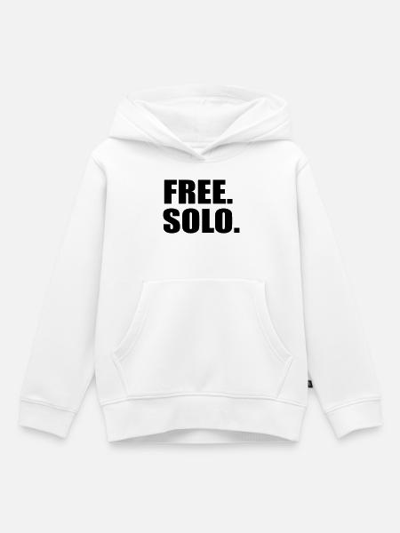 klettern - Kinder Premium Organic Hoodie - Weiß