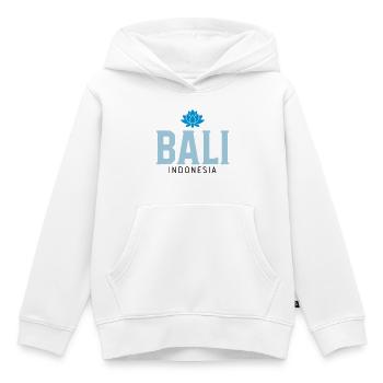 Bali - Kinder Premium Organic Hoodie - Weiß - Vorne - AI Model Kid Female (0cm)