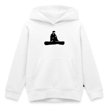 Snowboarding - Kinder Premium Organic Hoodie - Weiß - Vorne - AI Model Kid Female (0cm)