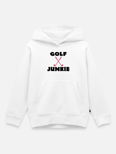 golf - Kinder Premium Organic Hoodie - Weiß