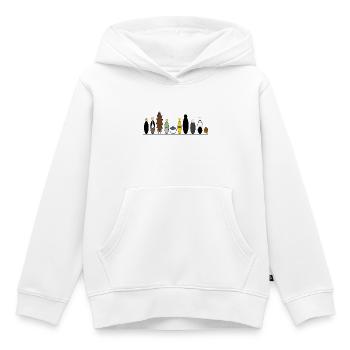 Return Crew - Kinder Premium Organic Hoodie - Weiß - Vorne - AI Model Kid Female (0cm)