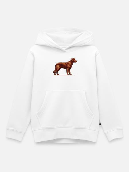 Chesapeake Bay Retriever - Kinder Premium Organic Hoodie - Weiß