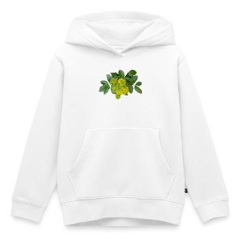 Mahoni - Kinder Premium Organic Hoodie - Weiß - Vorne - AI Model Kid Female (0cm)