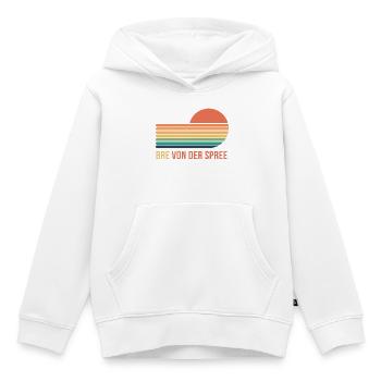 Berlin Bre von der Spree - Sweat Premium à capuche enfant bio - blanc - Devant - AI Model Kid Female (0cm)