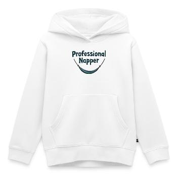 Hammock Professional Design - Kids Premium Organic Hoodie - white - Front - AI Model Kid Female (0cm)
