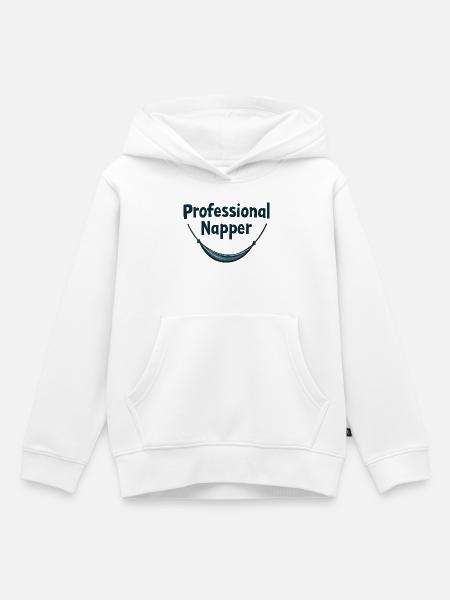 Hängematten-Profi Design - Kinder Premium Organic Hoodie - Weiß