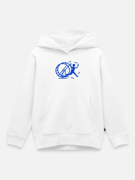break free - Kinder Premium Organic Hoodie - Weiß