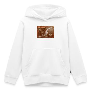 Red Universe - Kids Premium Organic Hoodie - white - Front - AI Model Kid Female (0cm)