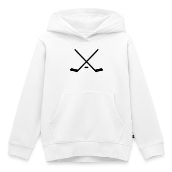 hockey - Kinder Premium Organic Hoodie - Weiß - Vorne - AI Model Kid Female (0cm)
