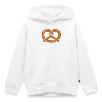 Laugenbrezel Bäckerei Geschenk Bäcker - Kinder Premium Organic Hoodie - Weiß - Vorne - AI Model Kid Female (0cm)