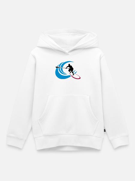 Wassersport ⛵️ - Kinder Premium Organic Hoodie - Weiß