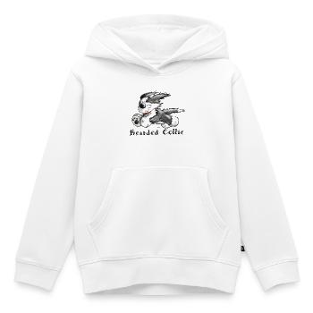 Bearded Collie - Kinder Premium Organic Hoodie - Weiß - Vorne - AI Model Kid Female (0cm)