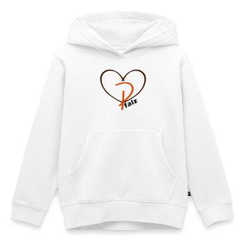 Pfalzlust - Herz der Pfalz - Kinder Premium Organic Hoodie - Weiß - Vorne - AI Model Kid Female (0cm)