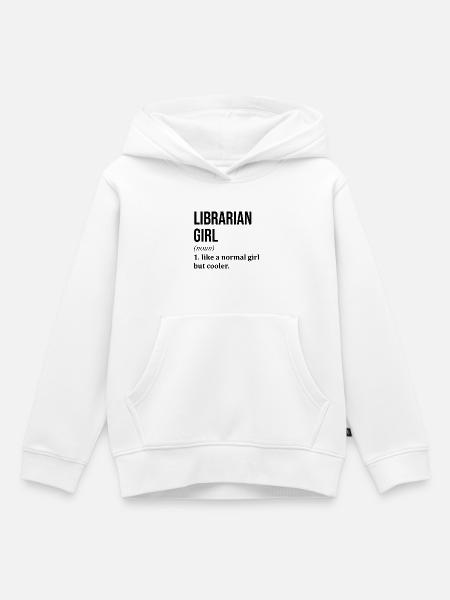Bibliothekar Bibliothekar Bibliothekar - Kinder Premium Organic Hoodie - Weiß
