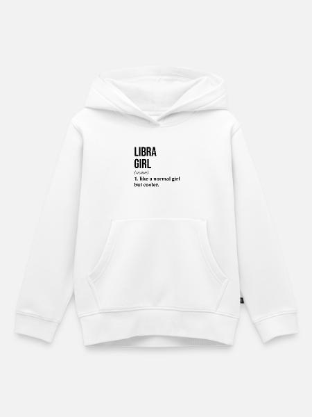 Waage, Waage, Waage - Kinder Premium Organic Hoodie - Weiß