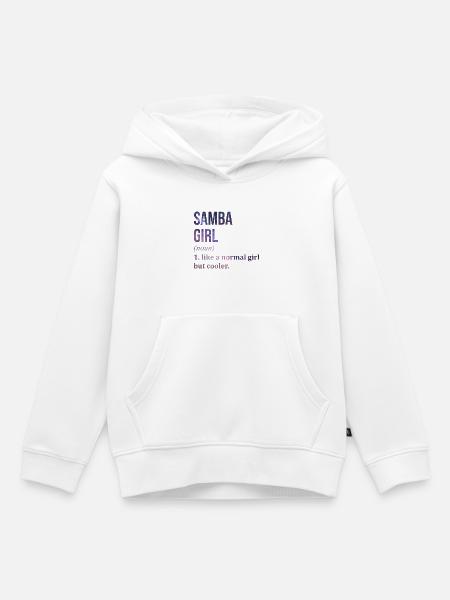 Samba Samba Samba - Kinder Premium Organic Hoodie - Weiß