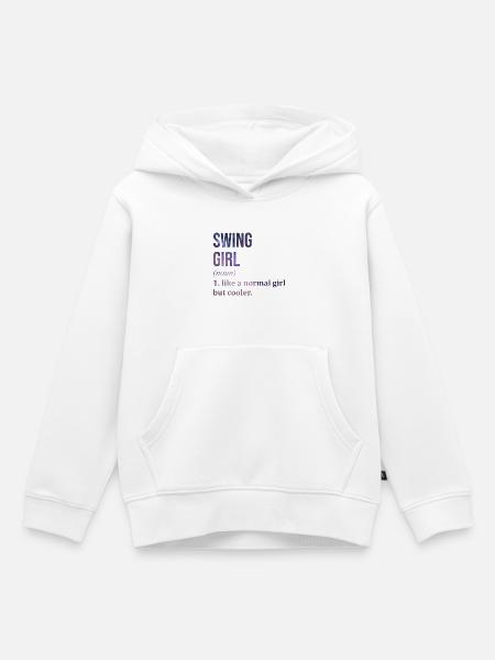 Schaukel Schwung Schaukel - Kinder Premium Organic Hoodie - Weiß