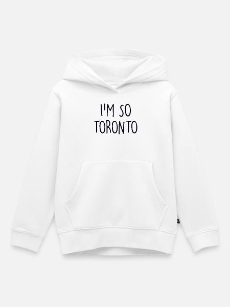 Toronto Canada - Kinder Premium Organic Hoodie - Weiß